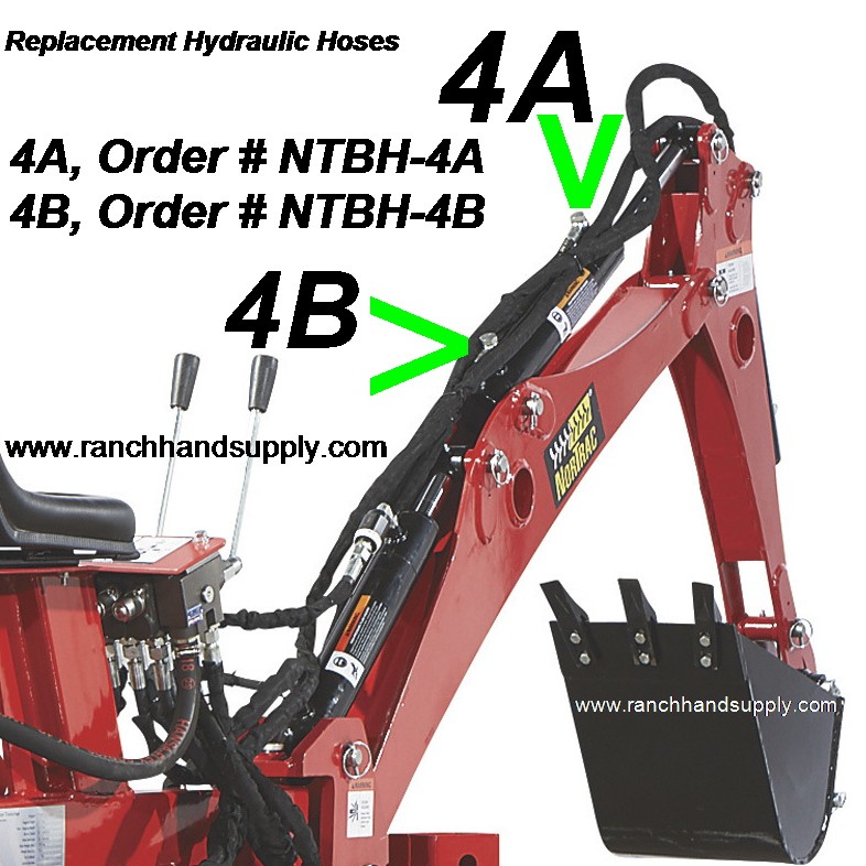 Nortrac hydraulic hose repair. Nortrac hydraulic hose replacements.